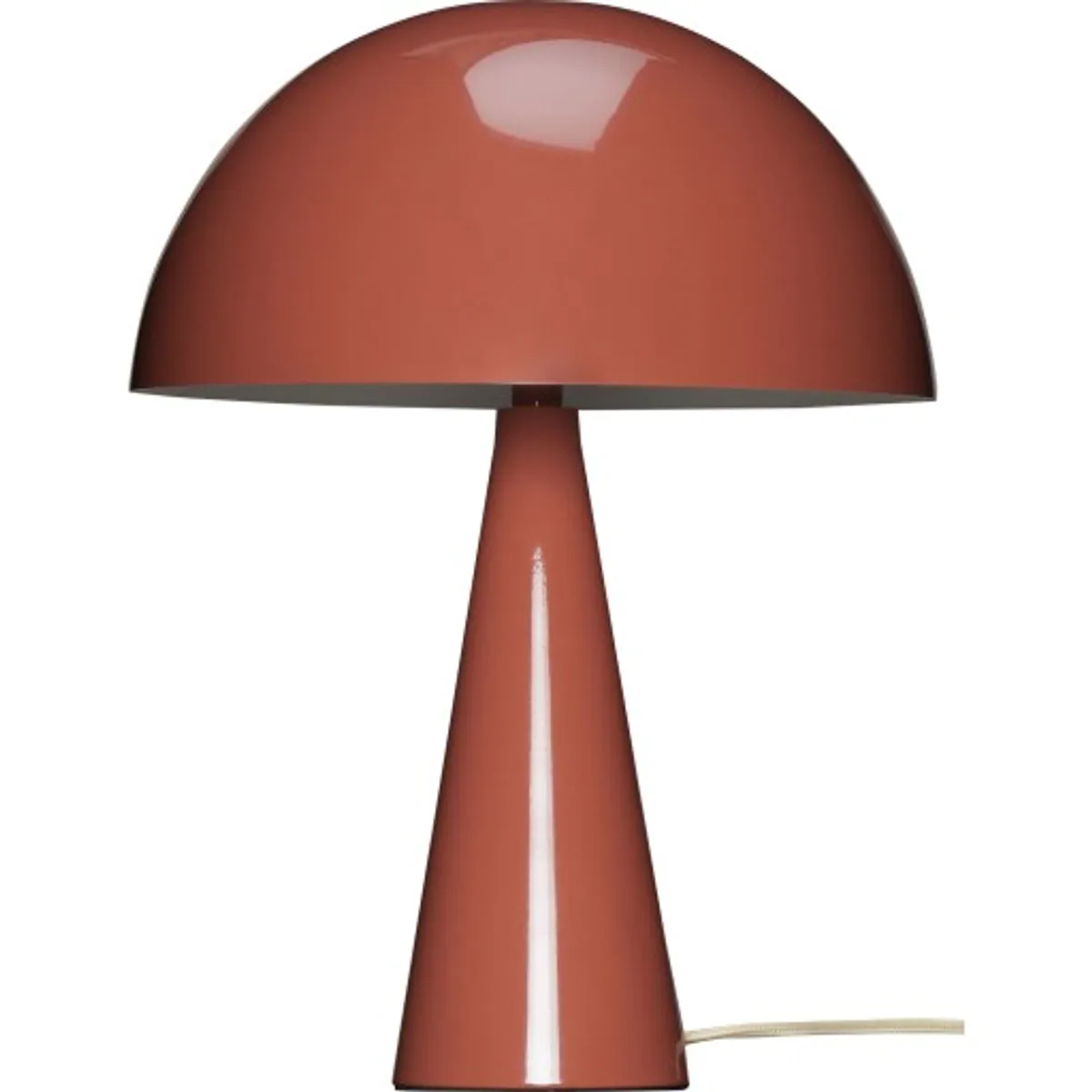 Hübsch Mush bordlampe, rød, 33 cm