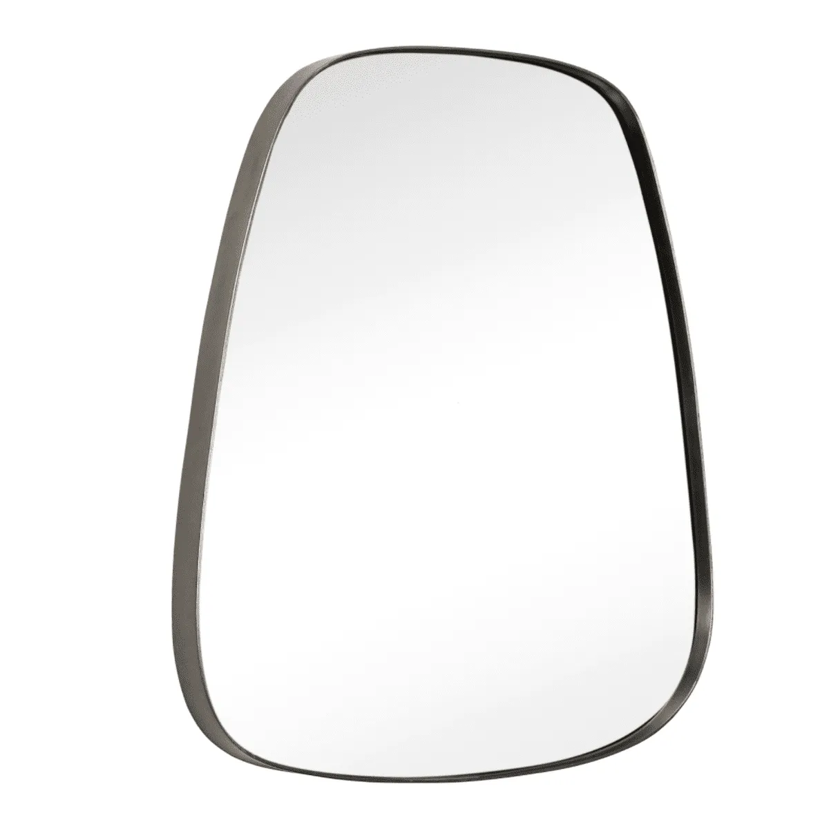 Hübsch Retro Wall Mirror - 42x2x48cm - trapezium iron