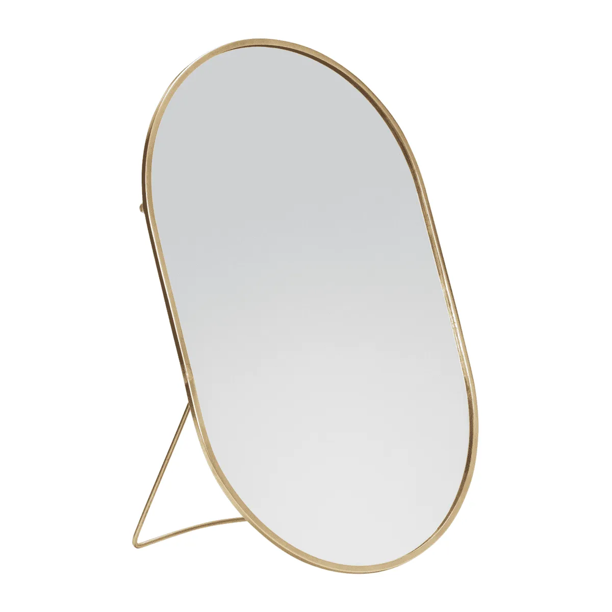 Hübsch View Table Mirror - 25x16cm - messing