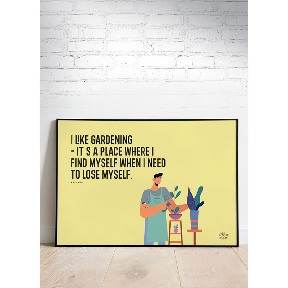 I like gardening-plakat (vandret) - Download PDF og print selv i mange formater - kr. 299