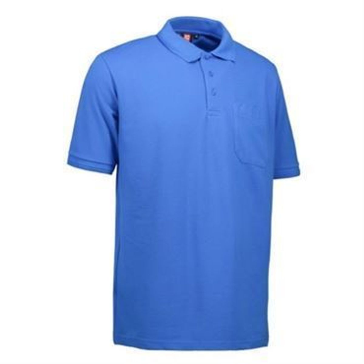 Id Pro Wear Polo Med Brystlomme 0320 Azur-xl