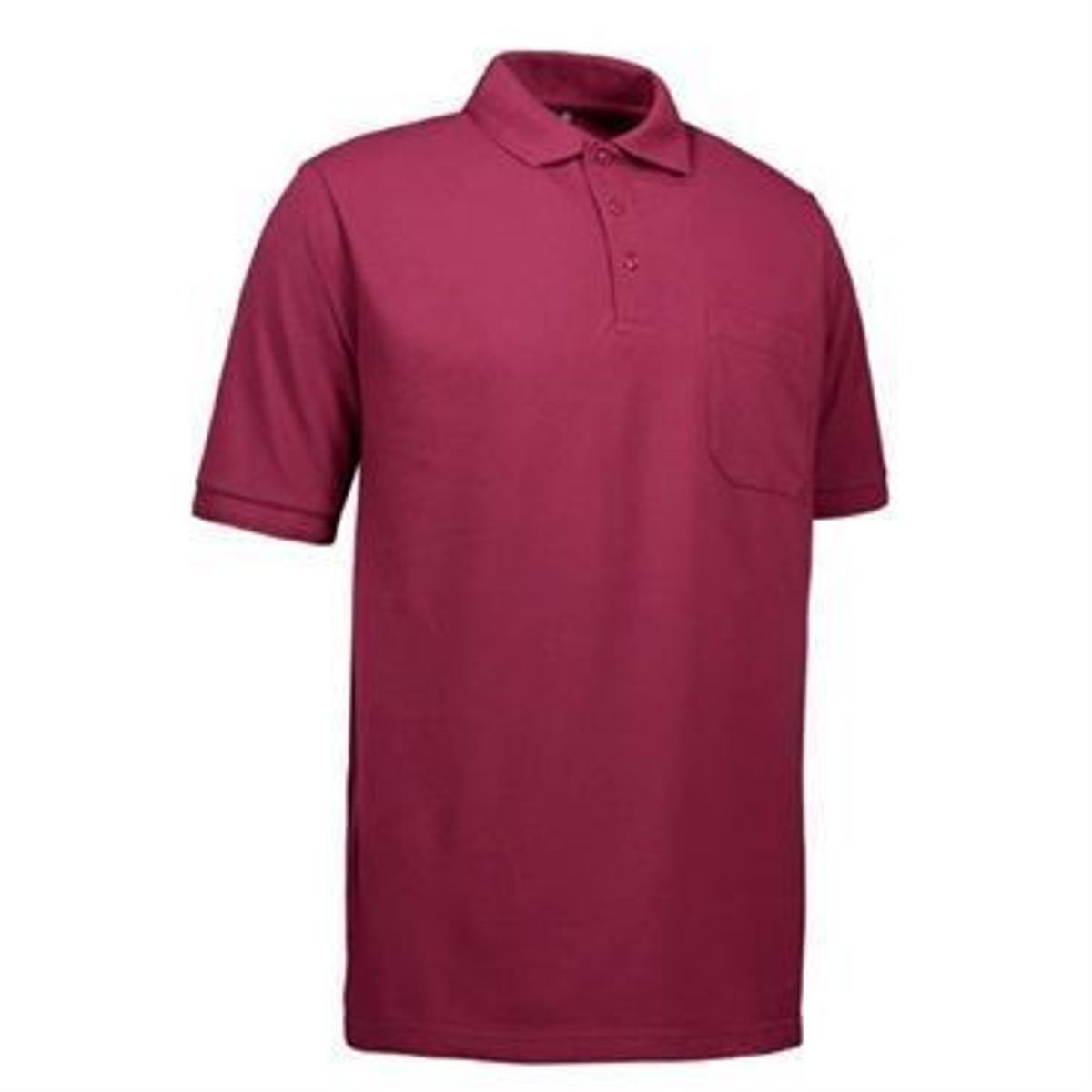 Id Pro Wear Polo Med Brystlomme 0320 Bordeaux-3xl