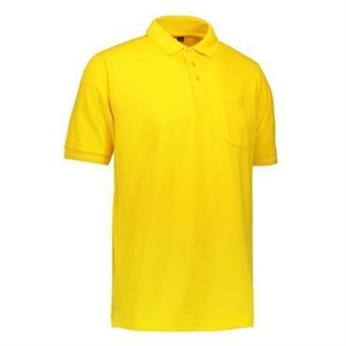 Id Pro Wear Polo Med Brystlomme 0320 Gul-4xl