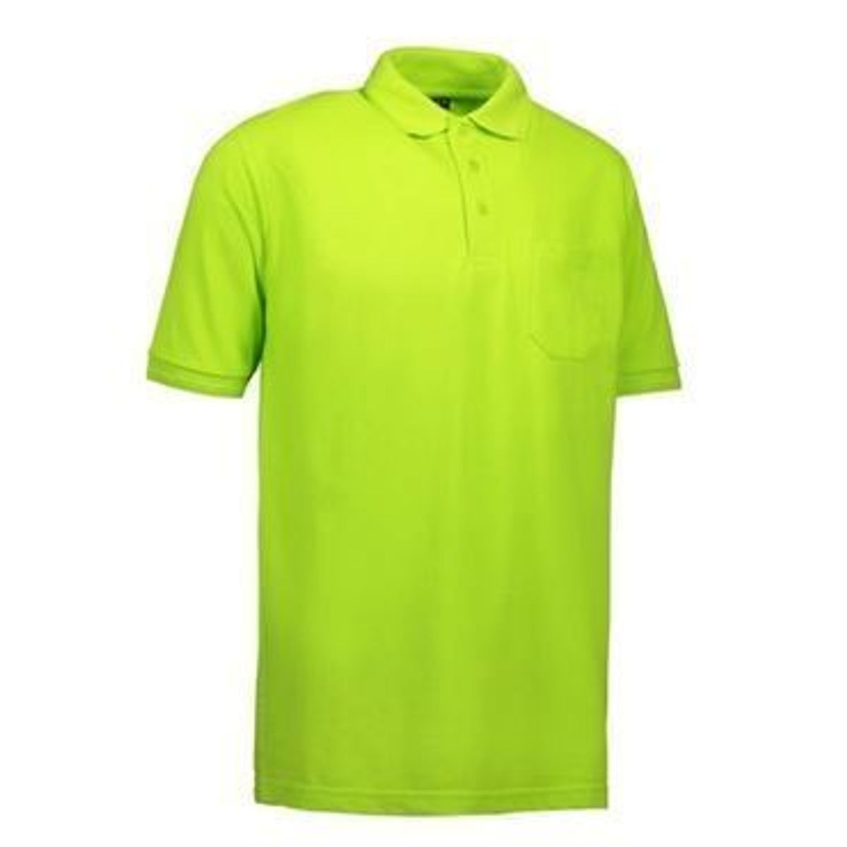 Id Pro Wear Polo Med Brystlomme 0320 Lime-small