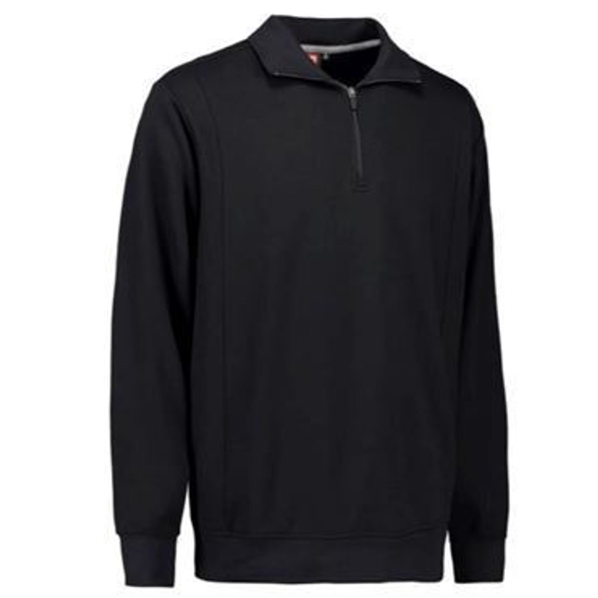 Id Sweatshirt Med Krave 0603 Sort