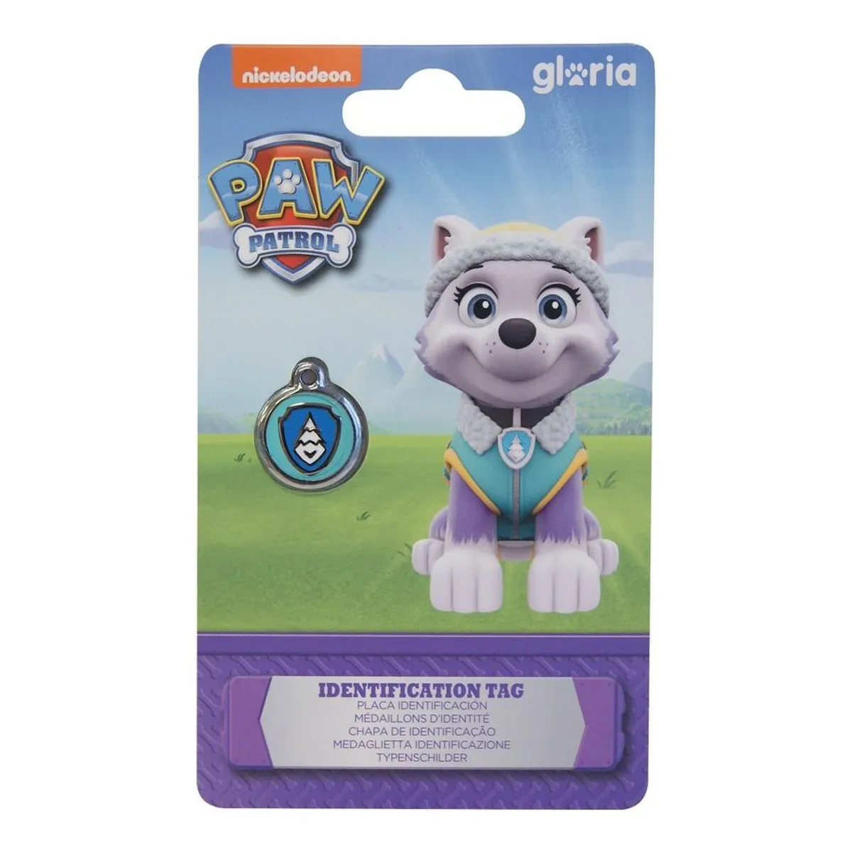 Identifikationsplade til krave The Paw Patrol Everest Størrelse S