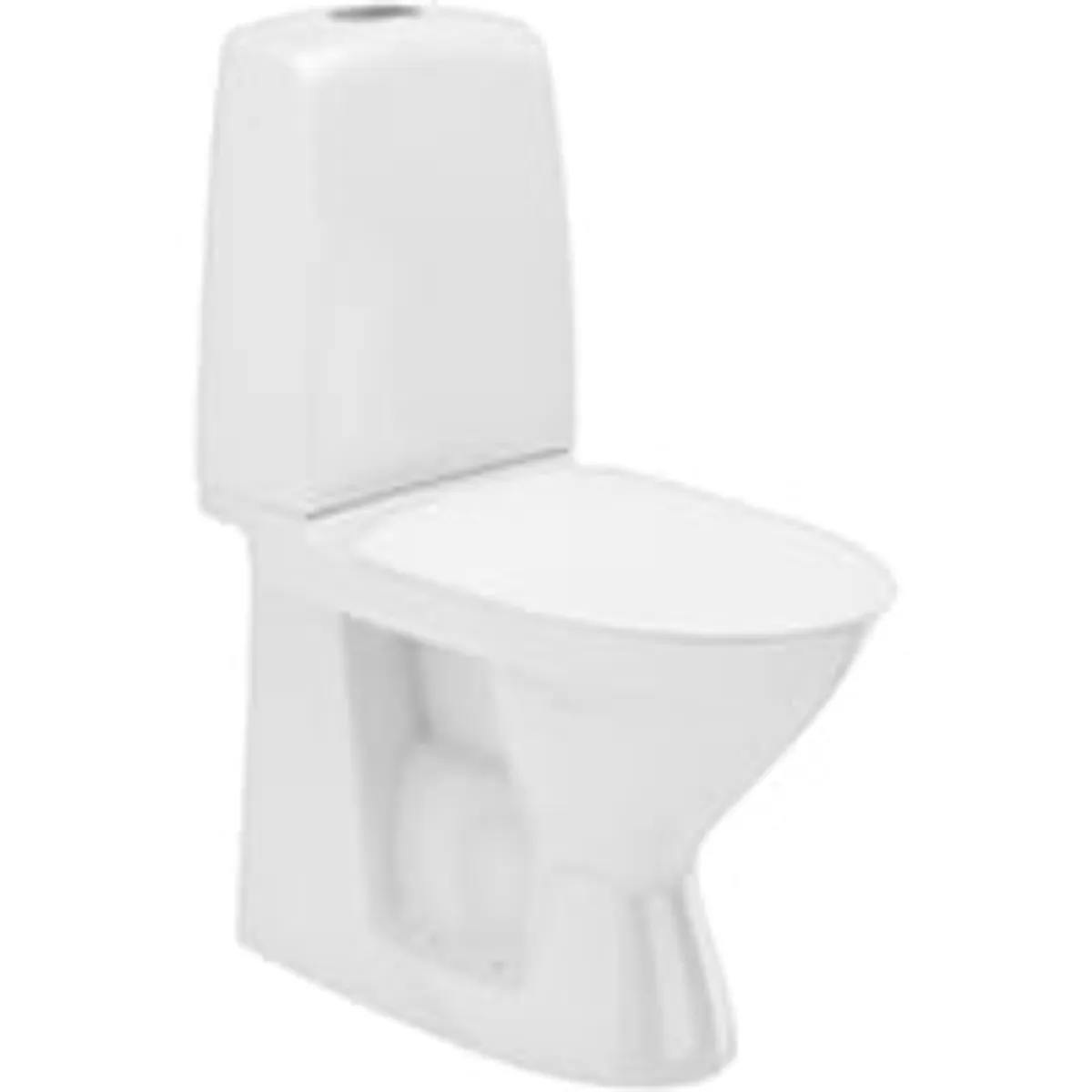 If Spira Rimfree, gulvstende toilet, uden skyllekant, rengringsvenlig