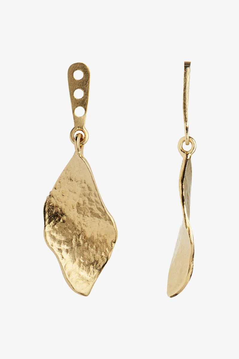 Ile De L'Amour Behind Ear-Earring - Gold - Stine A - Guld One Size