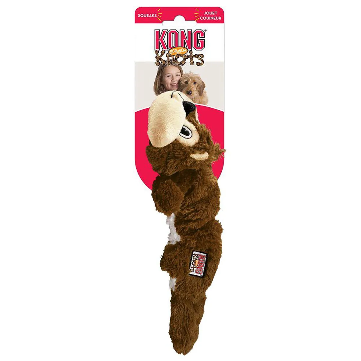 Imazo - Kong scrunch knots egern S/M 24x6x5 cm hundelegetøj - Hundelegetøj - Reb","Polyester