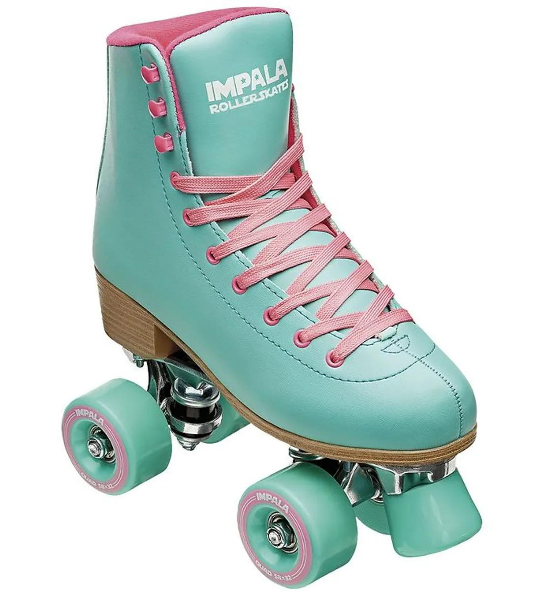 Impala Rulleskøjter - Quad Skate - Aqua/Pink