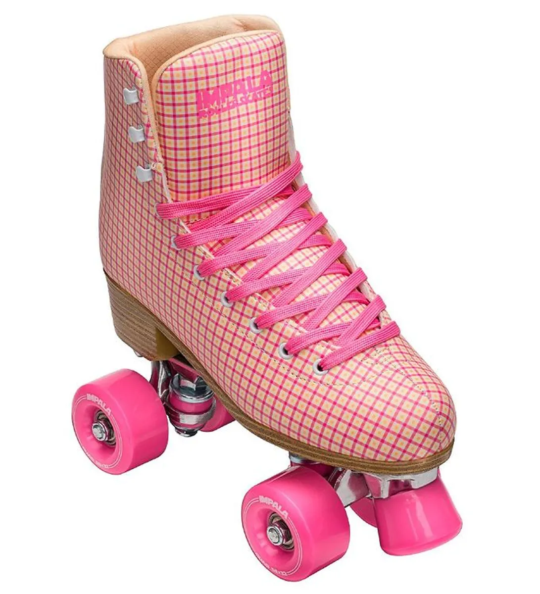 Impala Rulleskøjter - Quad Skate - Pink Tartan