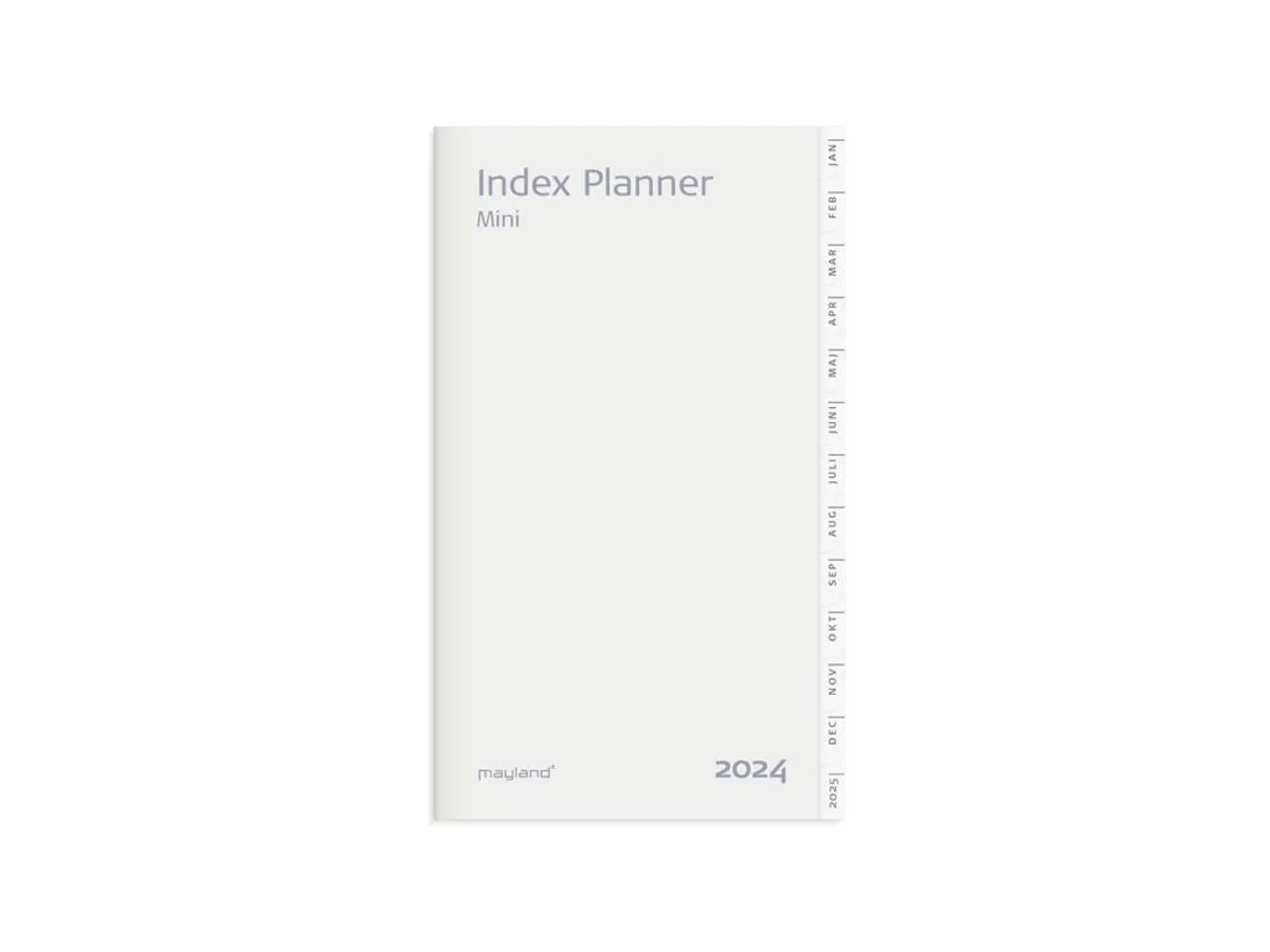 Index Planner Mini Månedskalender Refill 2024