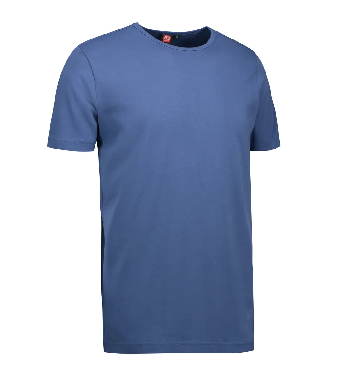 Indigo farvet t-shirt med rund hals til mænd - 3XL