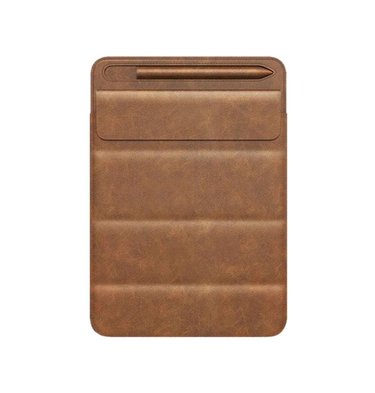 iPad 6 - 9.7" - DELUXE&trade; Trifold Læder Sleeve - Vintage Brun