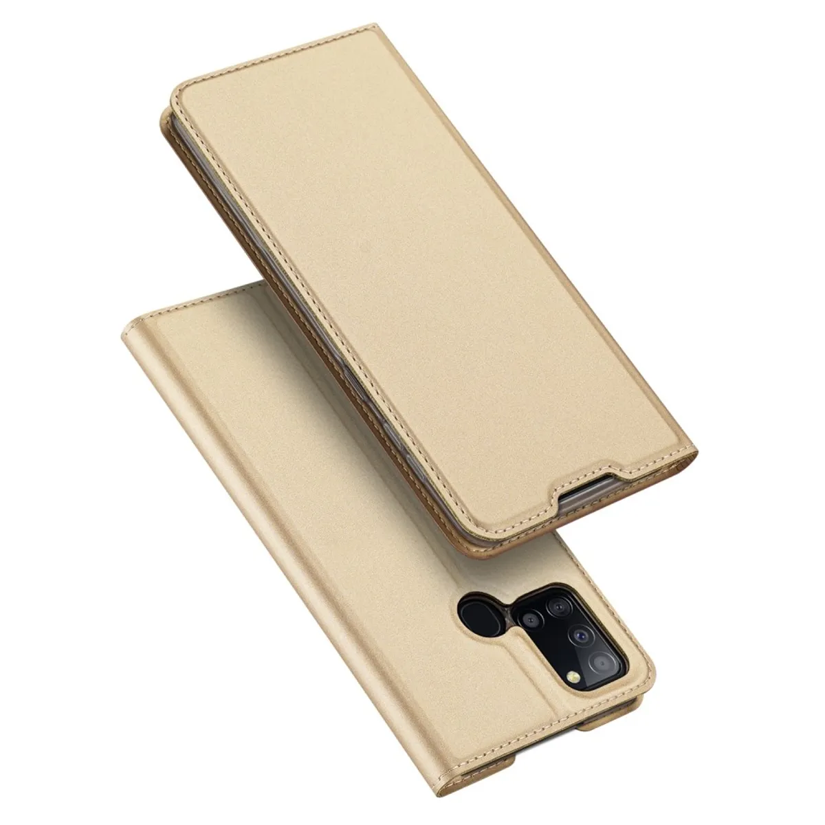 iPhone 12 Pro Max - DUX DUCIS Skin Pro læder cover - Guld