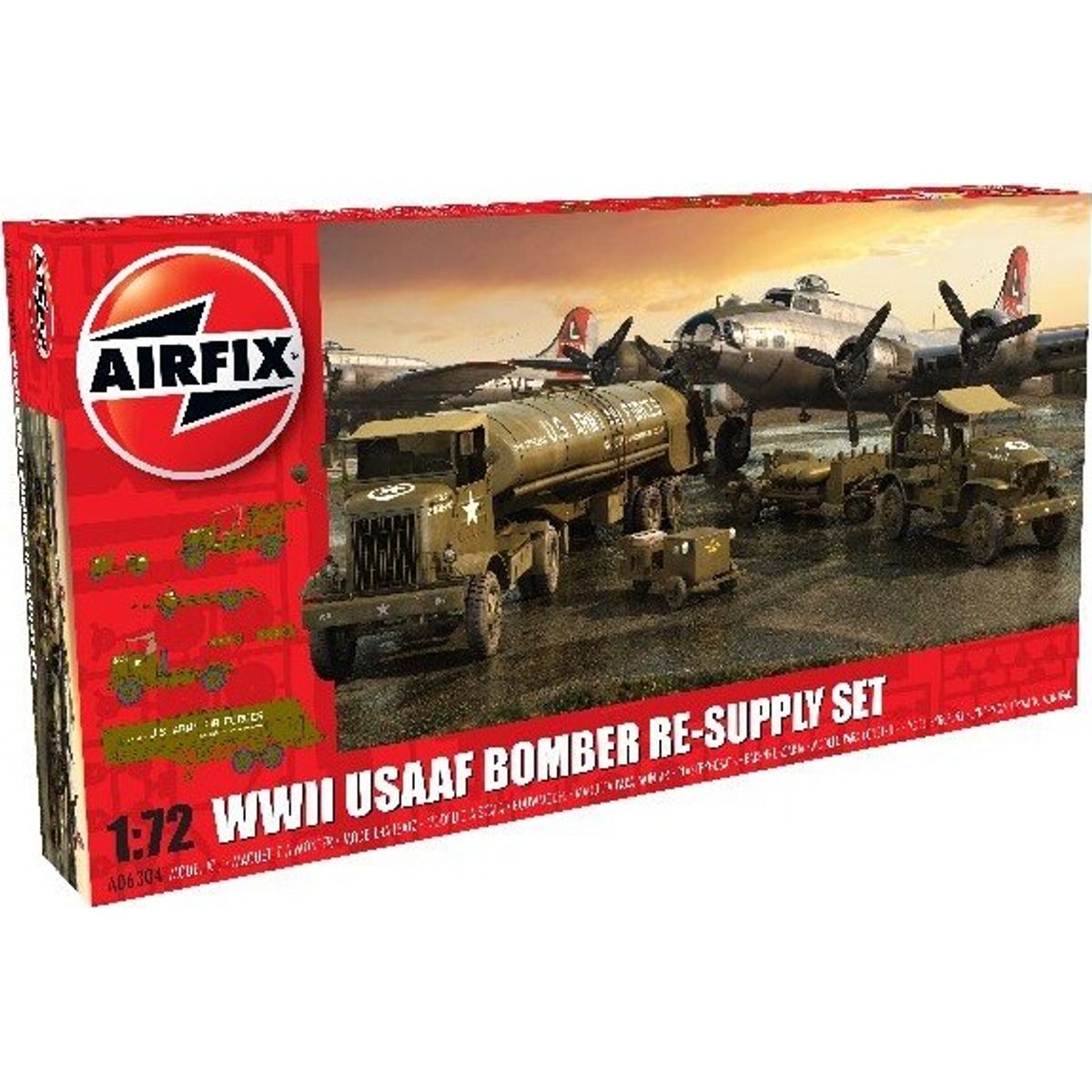 Italeri - Wwii Usaaf Bomber Re-supply Set - 1:72 - A06304