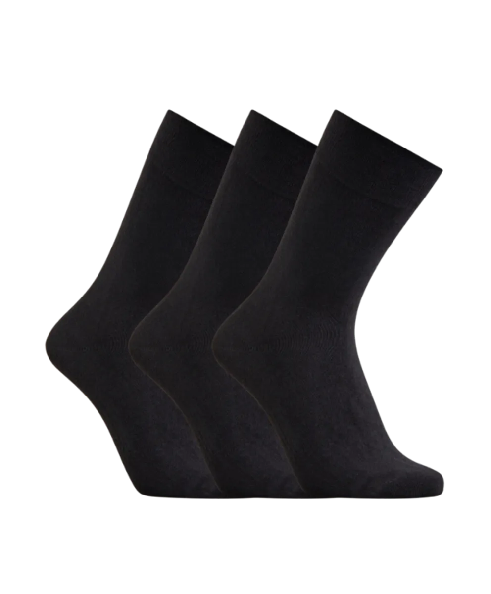 Iz sock 3pak Copenhagen premium bambusstrømper i sort | Ultra Soft