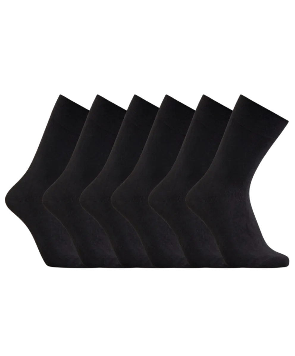 Iz sock 6pak Copenhagen premium bambusstrømper i sort | Ultra Soft