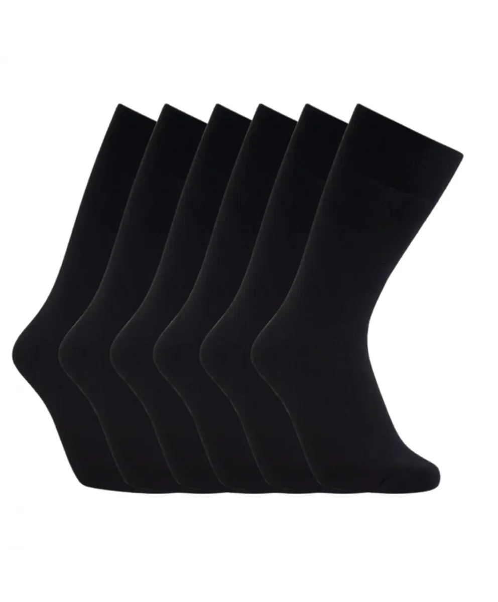 Iz sock 6pak Copenhagen premium uld strømper i sort | Ultra Soft