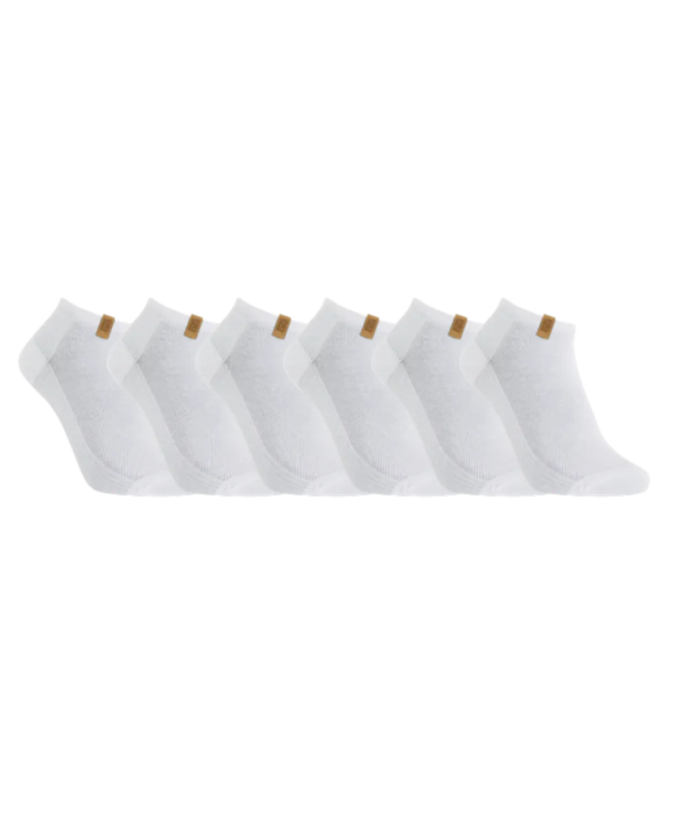 Iz sock Copenhagen 10pak luxury klassiske bambus ankelstrømper i hvid