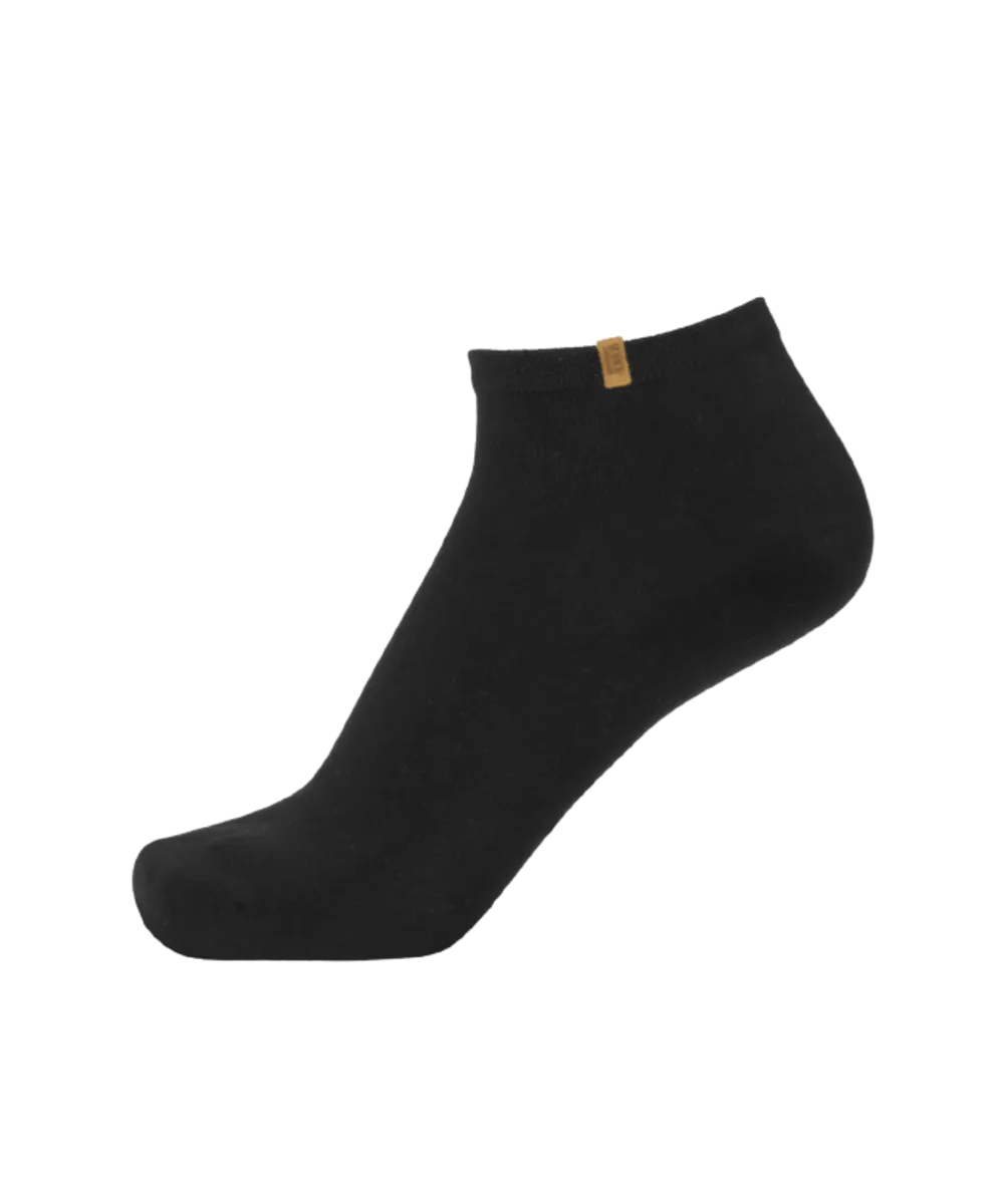 Iz sock Copenhagen 6pak luxury klassiske bambus ankelstrømper i sort til børn