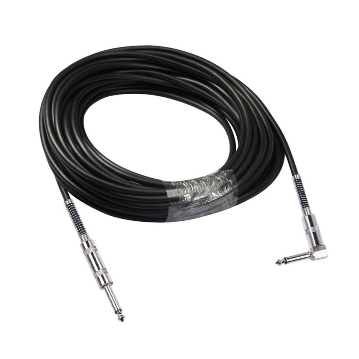 Jack 6.35mm til 6.35mm - Stereo kabel til f.esk Guitar, bass, Mixer, mm - 10m