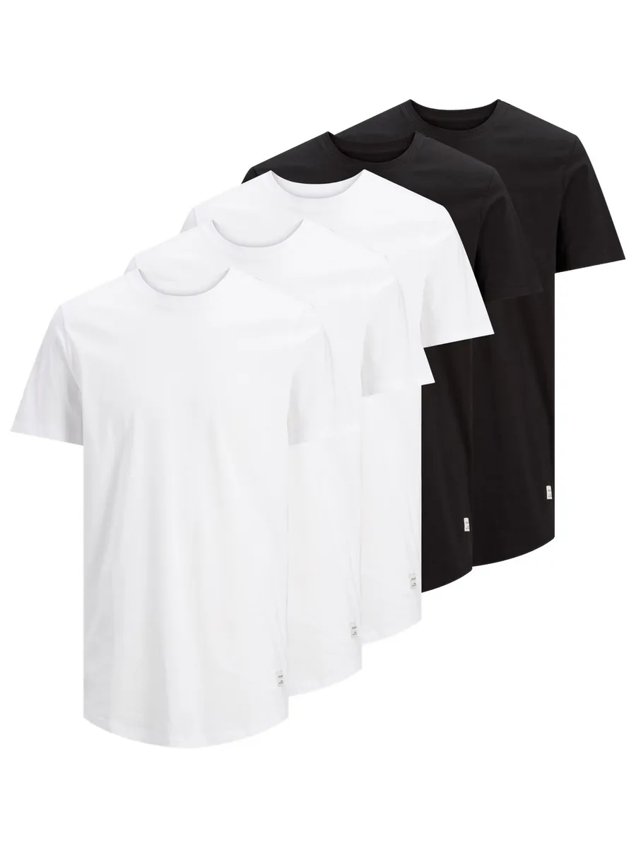 Jack & Jones 5-pack T-shirt_Large