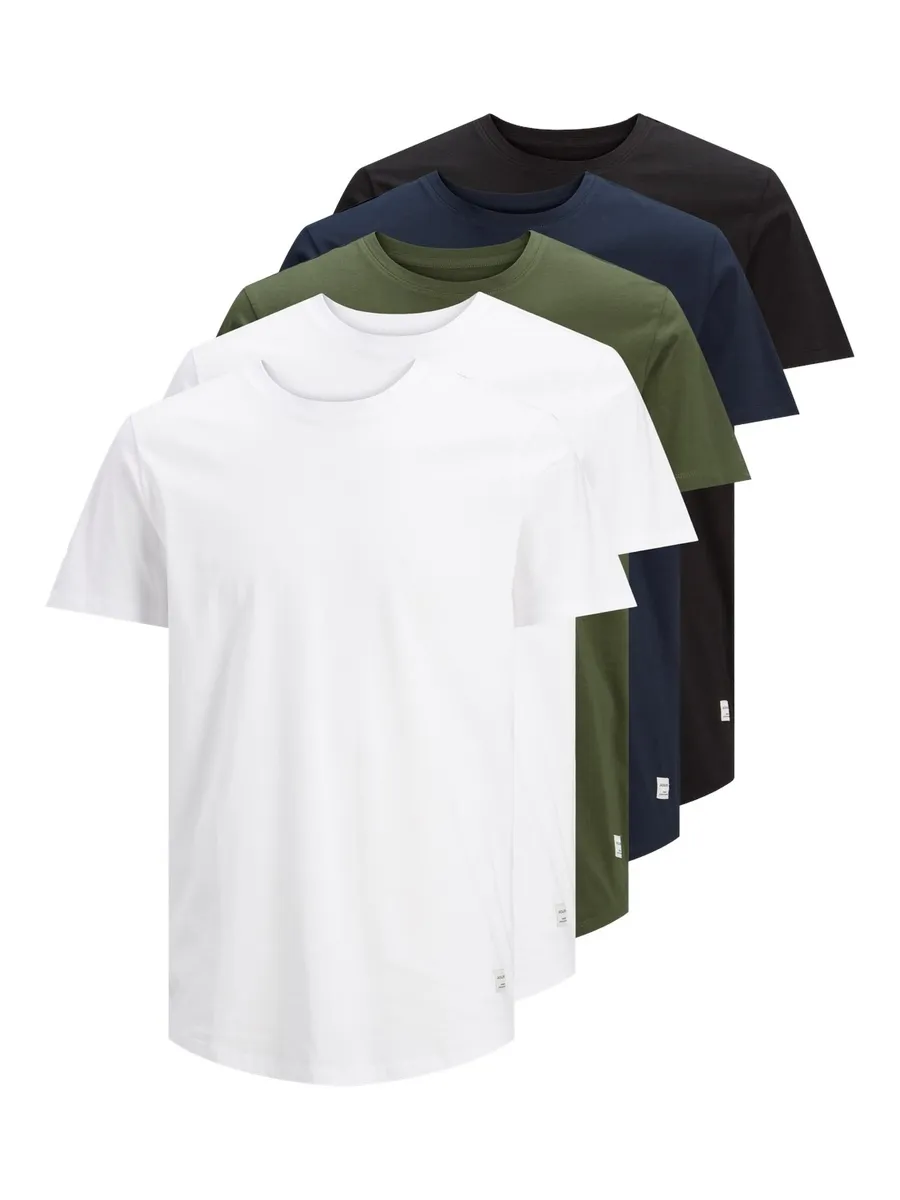 Jack & Jones 5-pack T-shirt_Large