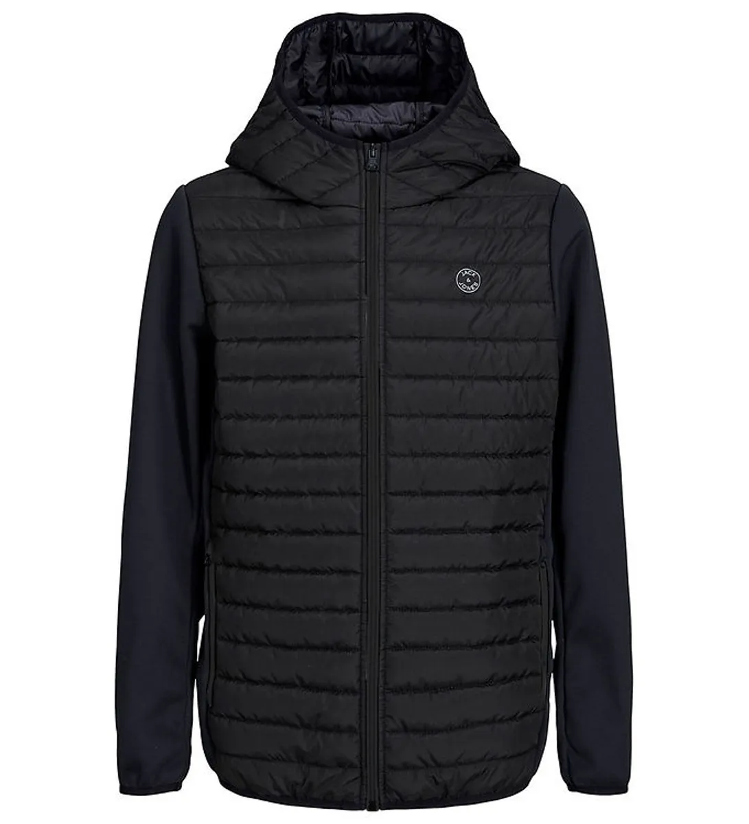 Jack & Jones Dynejakke - JjeMulti - Noos - Sort