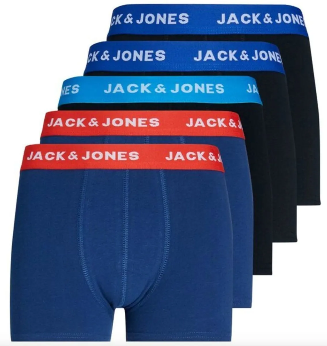 Jack & Jones Junior 5-pack Tights-152 / 12 År-152 / 12 År