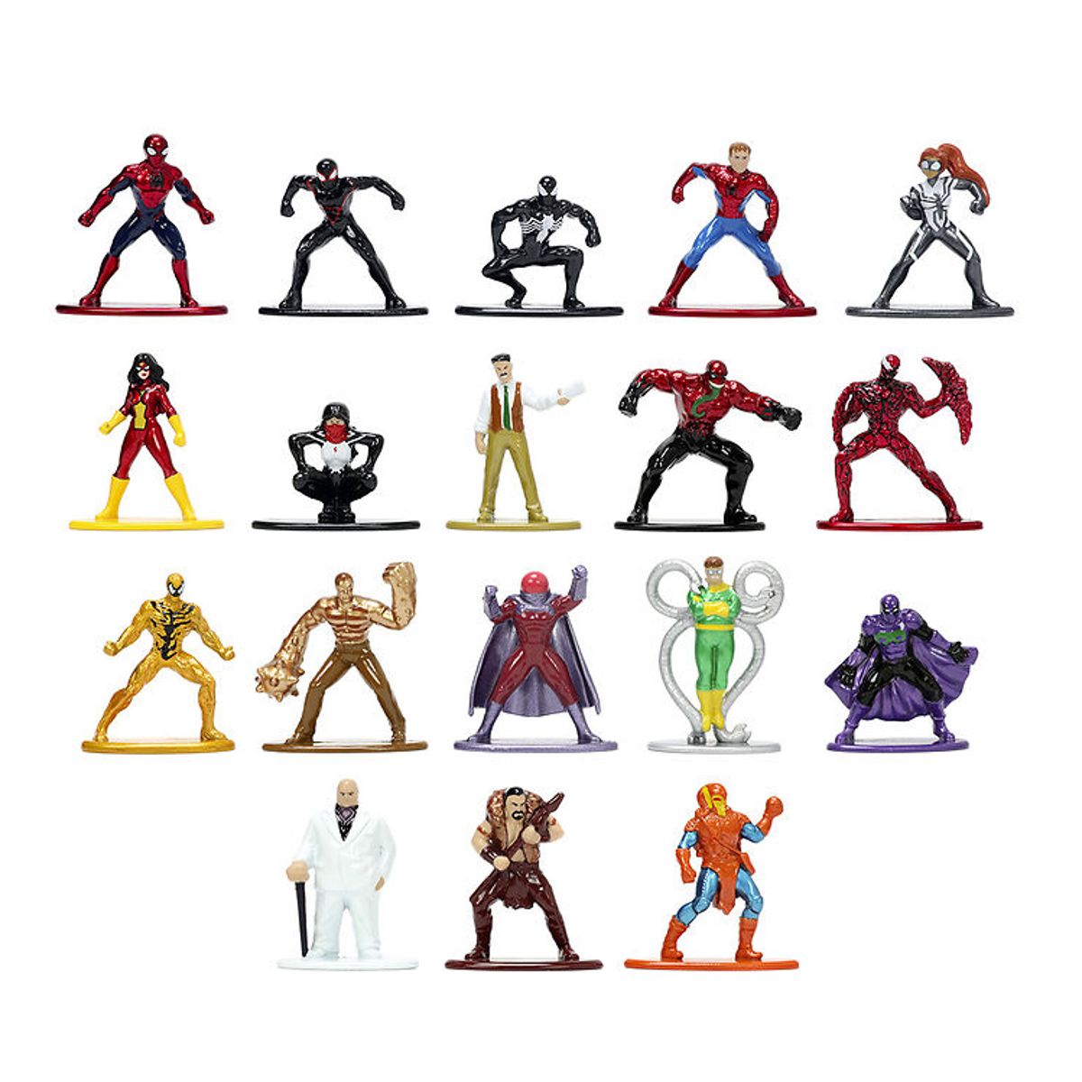 Jada Figurer - Marvel Multi Pack Nano Figures - 16 Dele