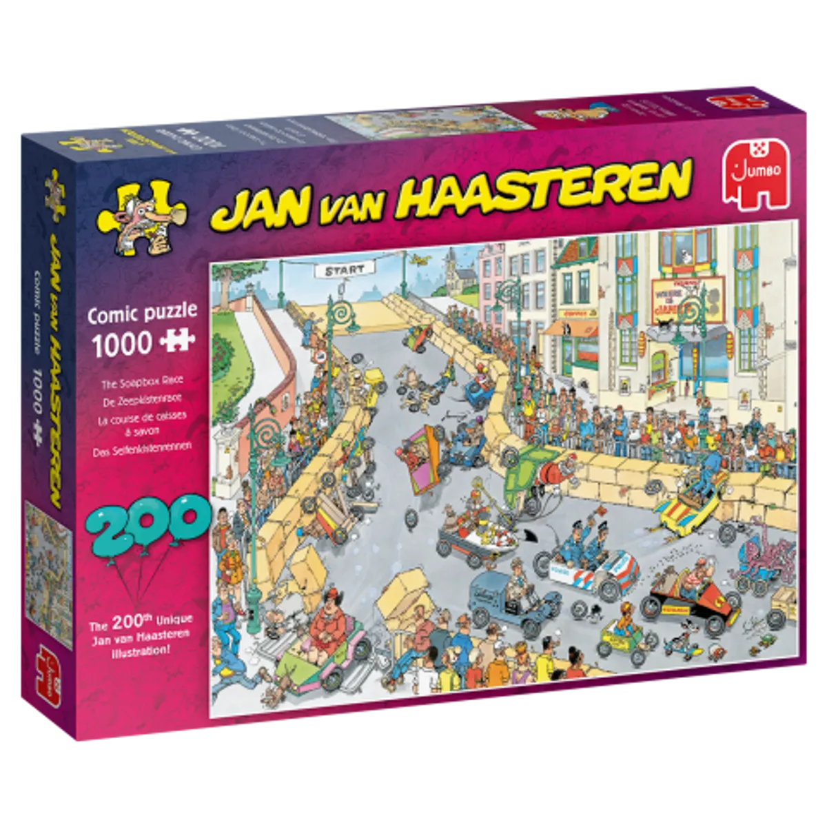 Jan Van Haasteren - 200th puzzle illustration celebration! - 1000 brikker