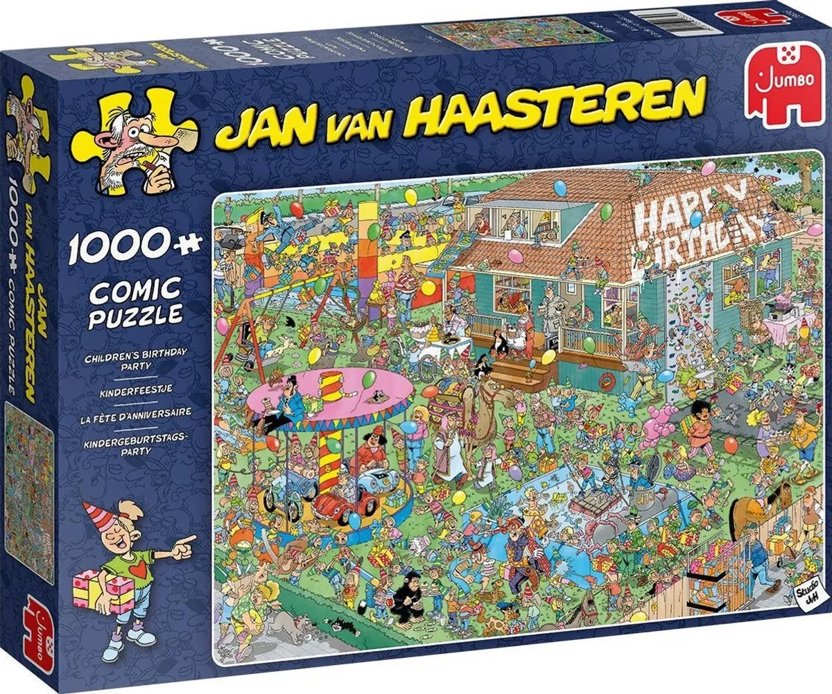 Jan van Haasteren - Childrenâs Birthday Party - 1000 brikker