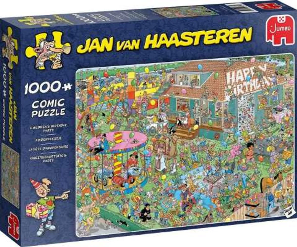 Jan van Haasteren - Childrenâs Birthday Party - 1000 brikker