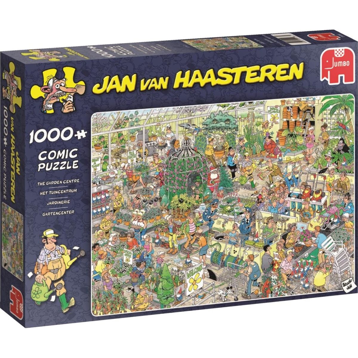 Jan Van Haasteren Puslespil - 1000 Brikker - Garden Center