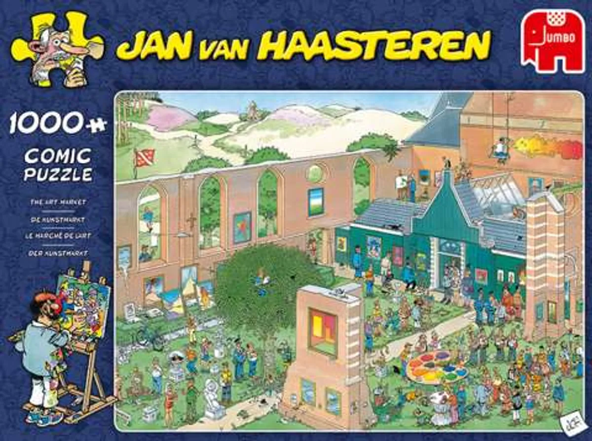 Jan van Haasteren - The Art Market - 1000 Brikker