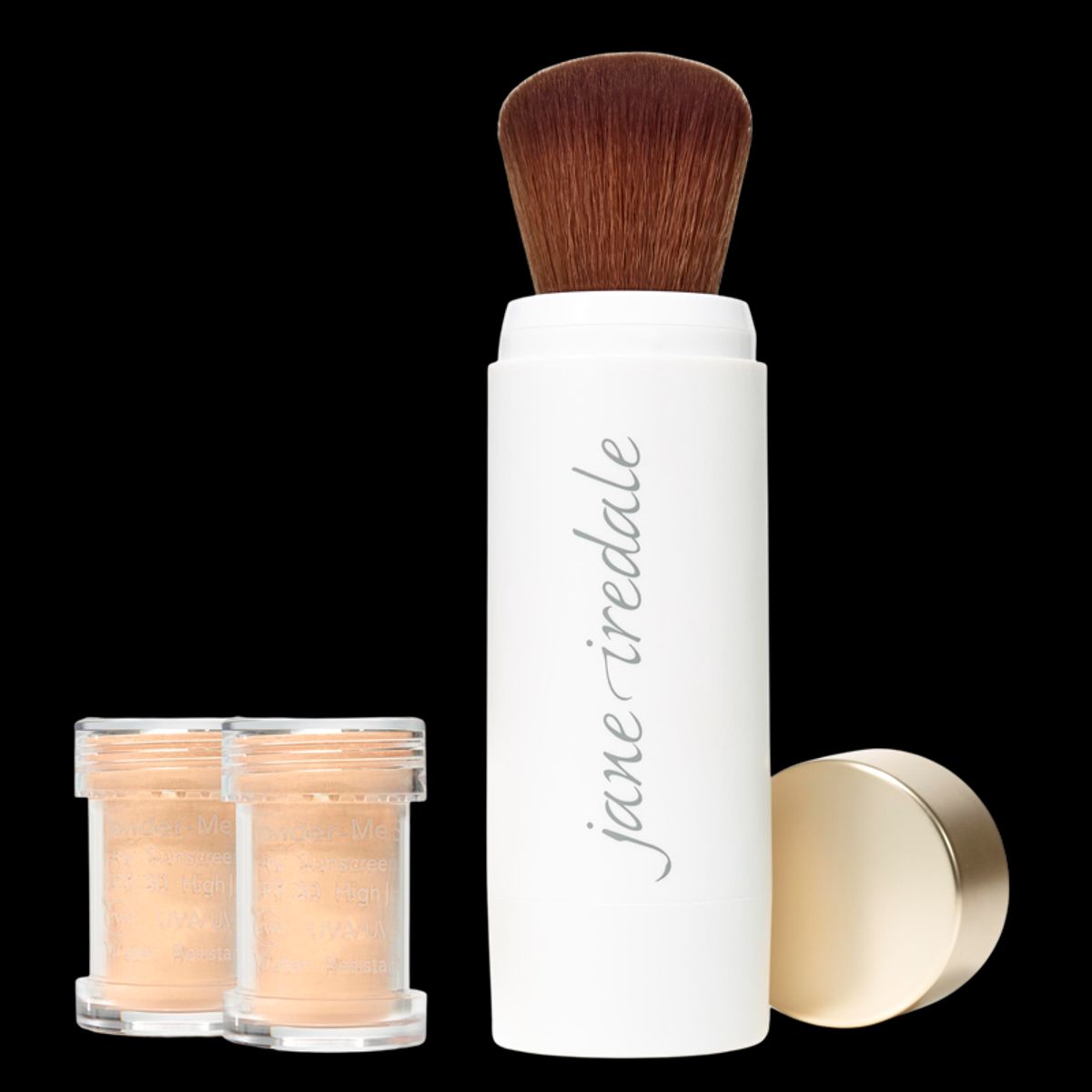 Jane Iredale Powder-Me Brush SPF30 Refillable - Golden 1 stk.