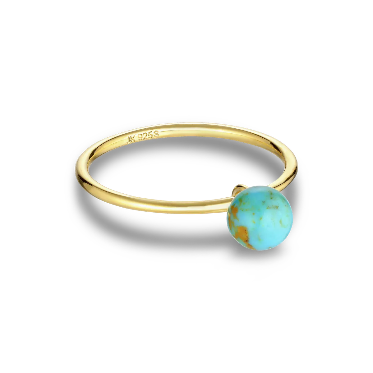 Jane Kønig - Bermuda Turquoise ring BR001-SS22-G