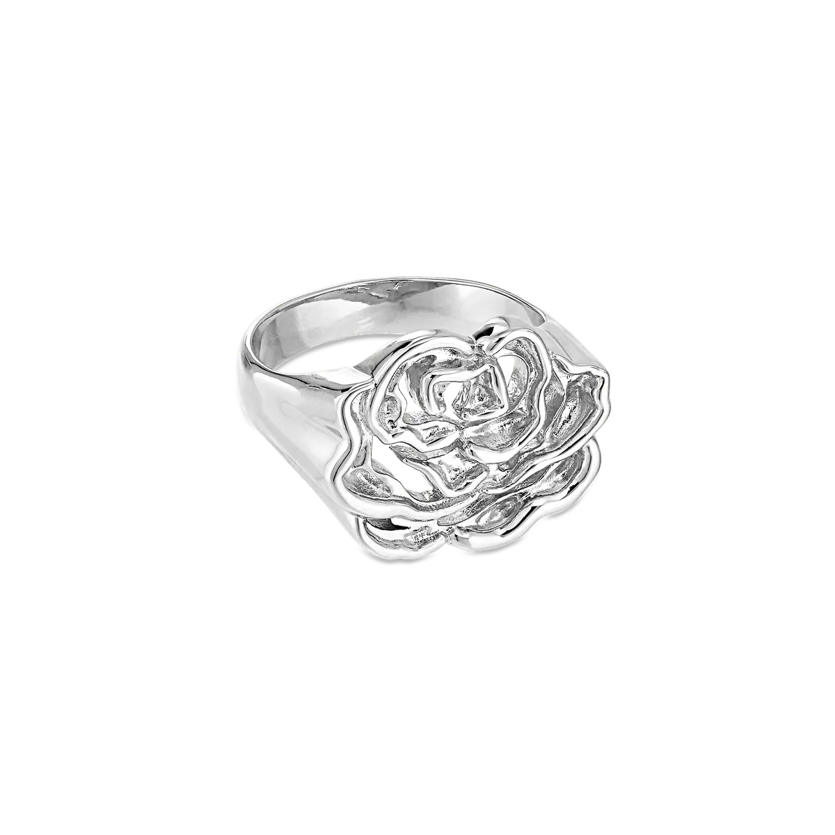 Jane Kønig - Rose Signet ring Sølv