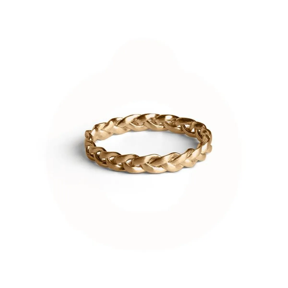 Jane Kønig - Small Braided ring JK0005R-G