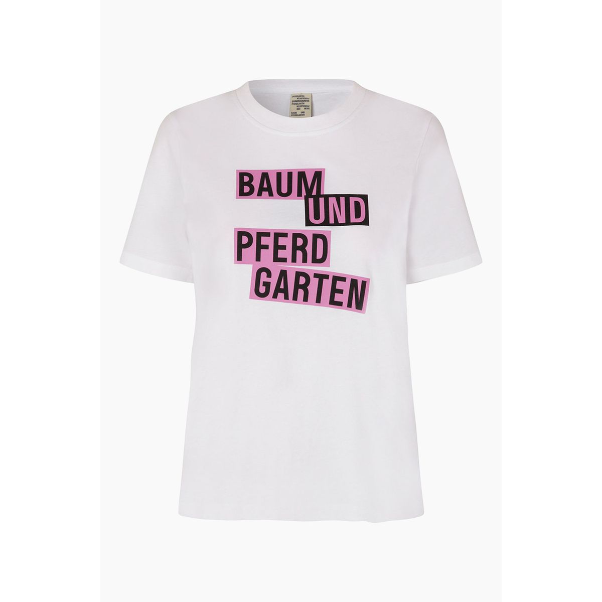 Jawo T-Shirt - Pink Cyclamen Baum - Baum und Pferdgarten - Hvid S