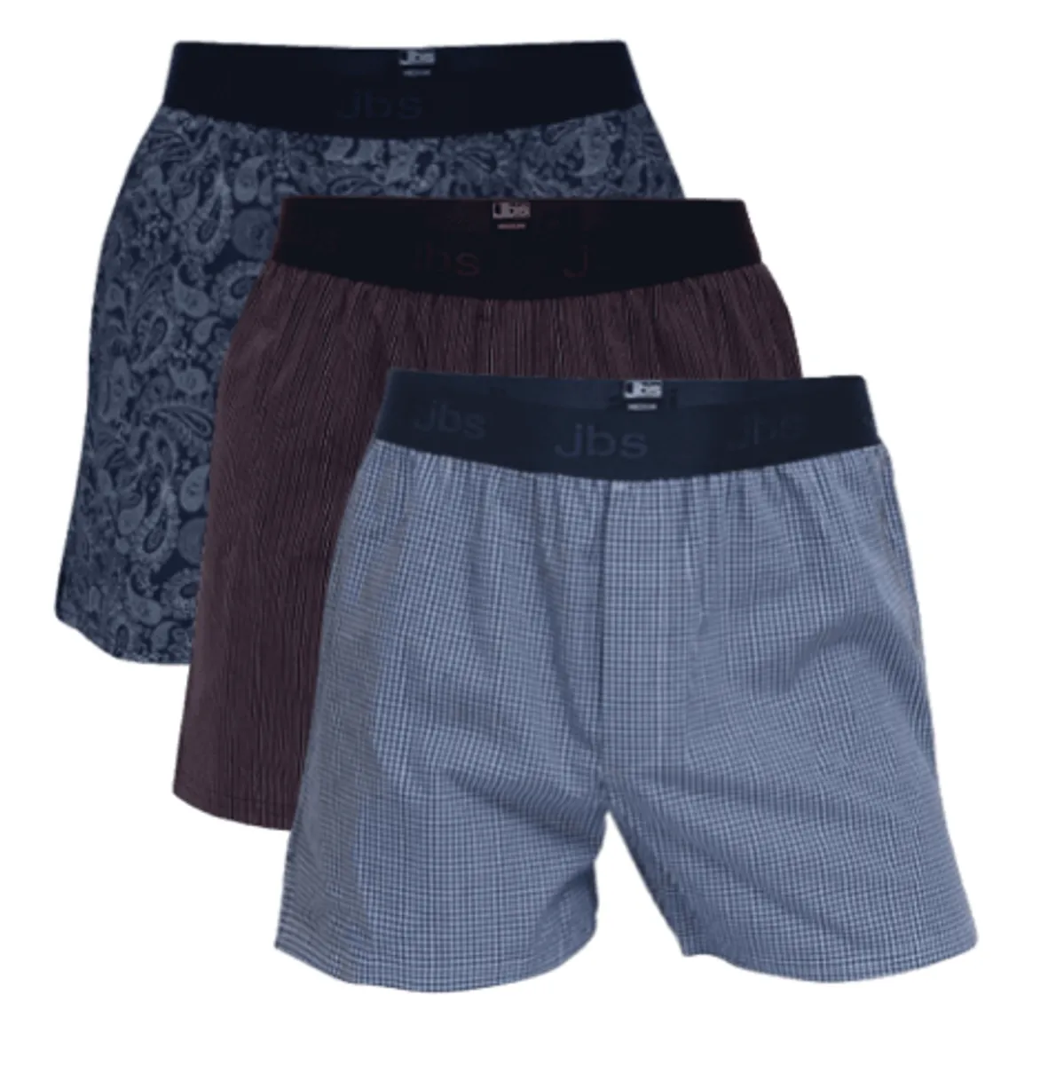 Jbs 3-pack Løse Boxershorts Økologisk Bomuld-3x-large