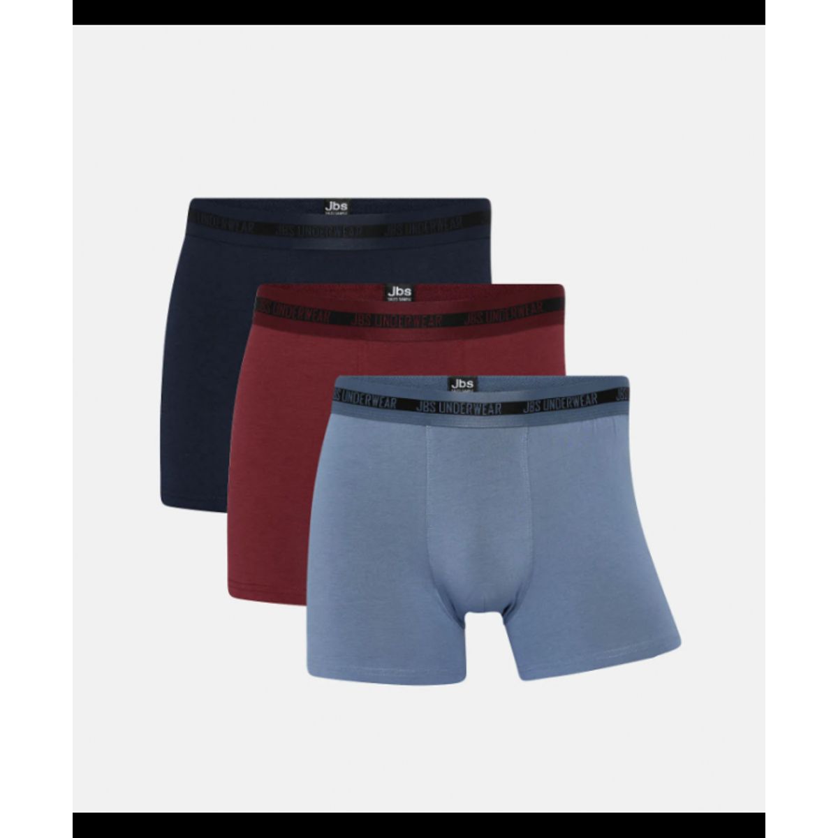 JBS 3-pak bambus boxershorts/underbukser i forskellige farver