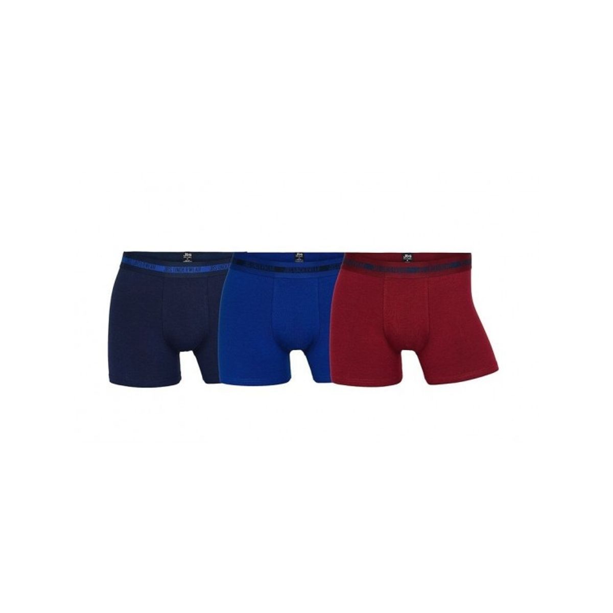 JBS 3-pak bambus underbukser/boxershorts multifarvet