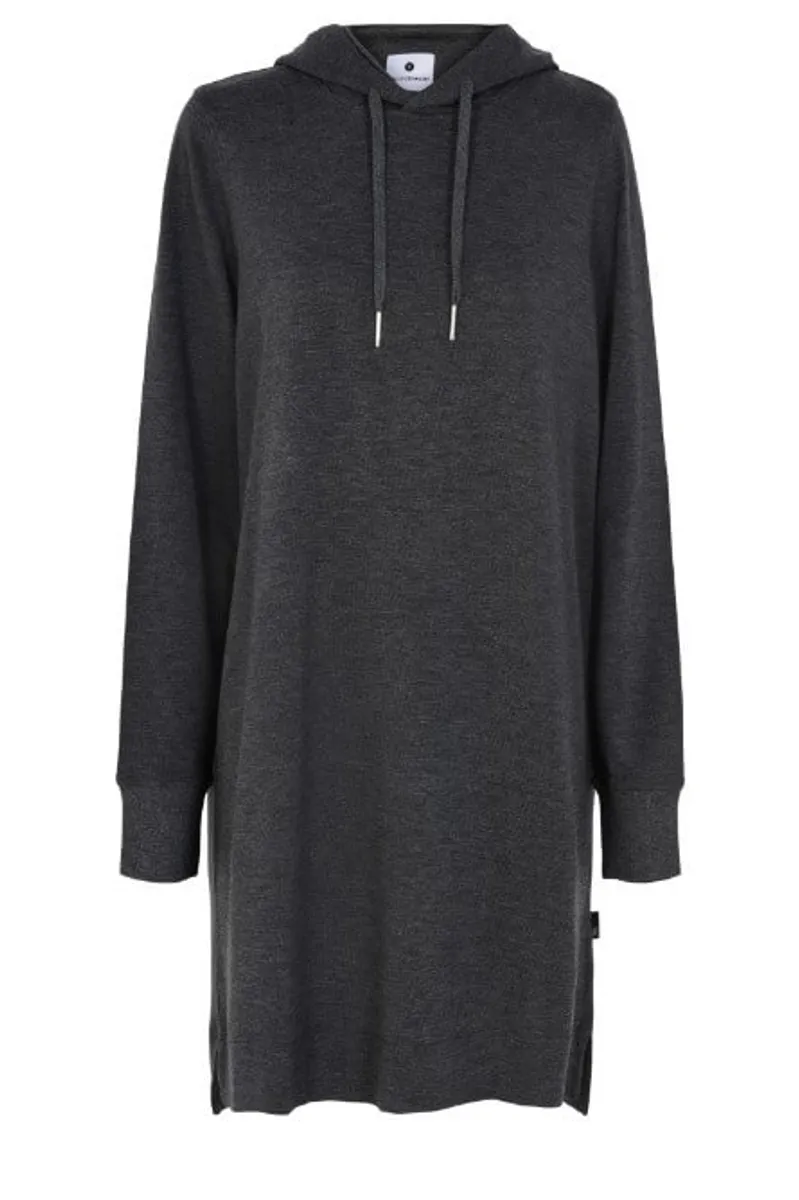 JBS of Denmark Bambus Hoodie Dress Mørkegrå, Str. Small