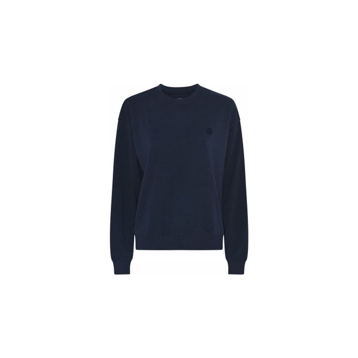 JBS of Denmark FSC-bambus sweatshirt med badge navy til kvinder