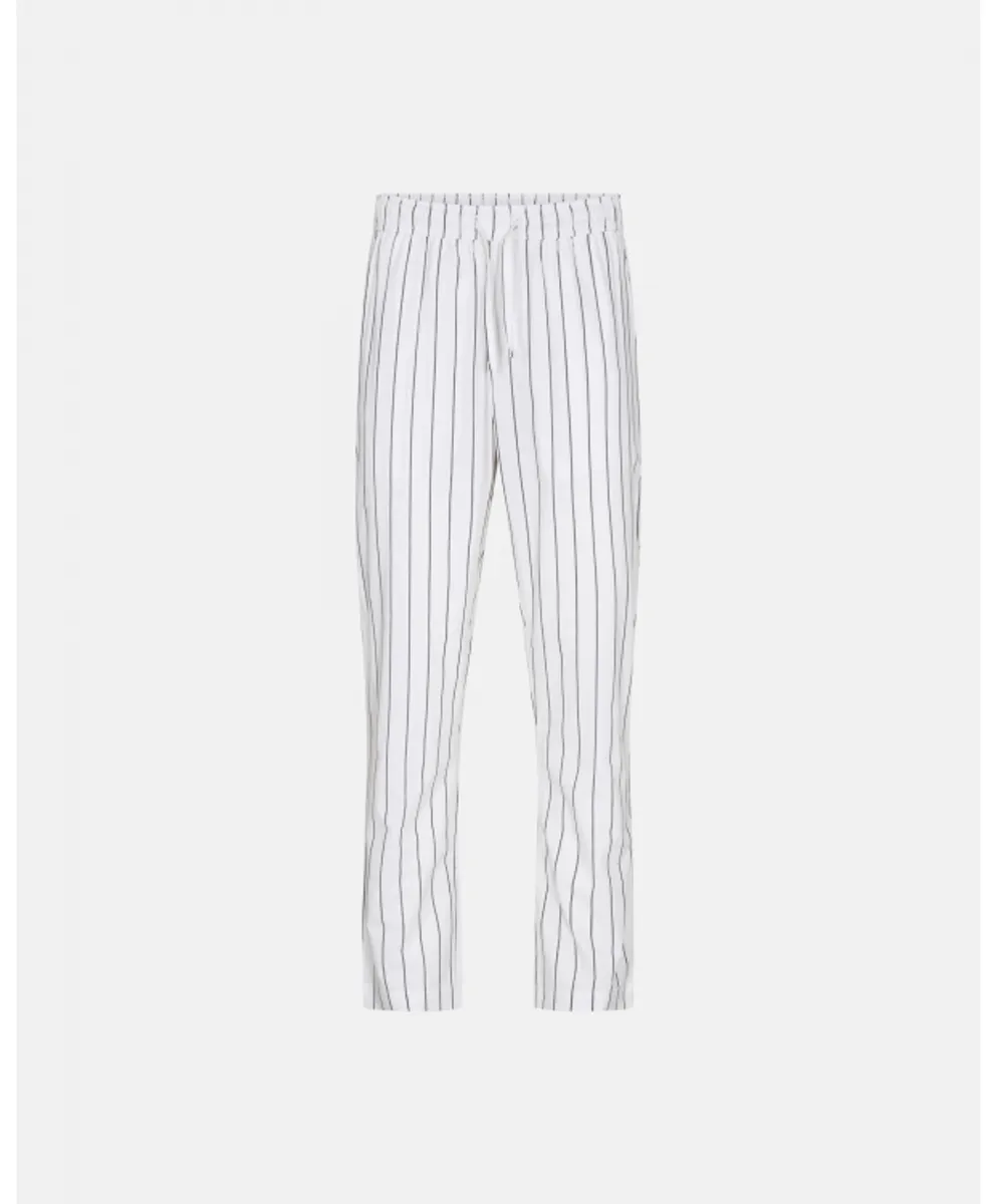 JBS Of Denmark pyjamas bukser i hvid med striber, unisex