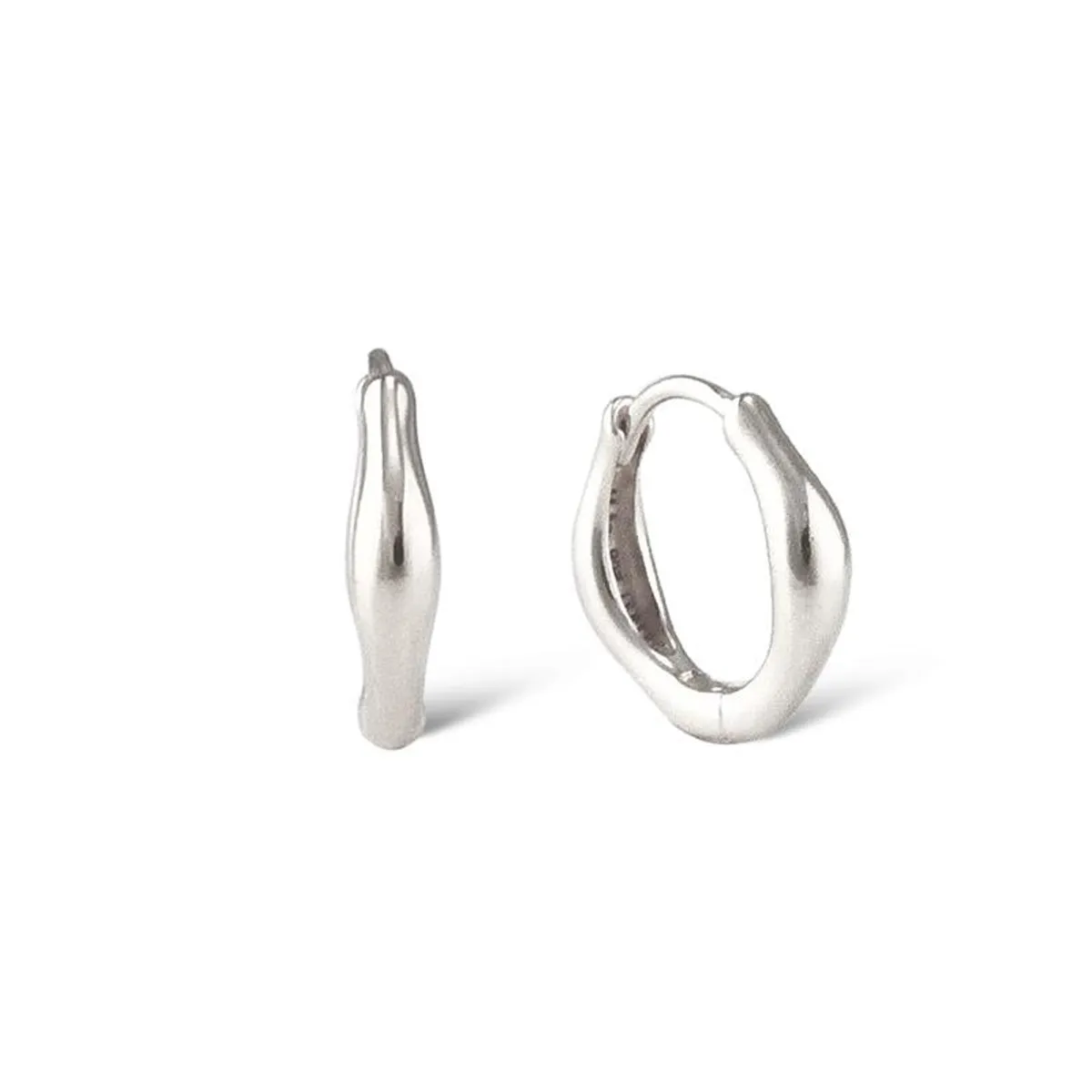 Jeberg Jewellery - Balance hoops 51862 sterlingsølv