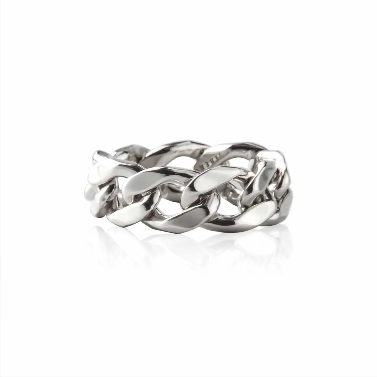 Jeberg Jewellery - Chain ring sølv sterlingsølv