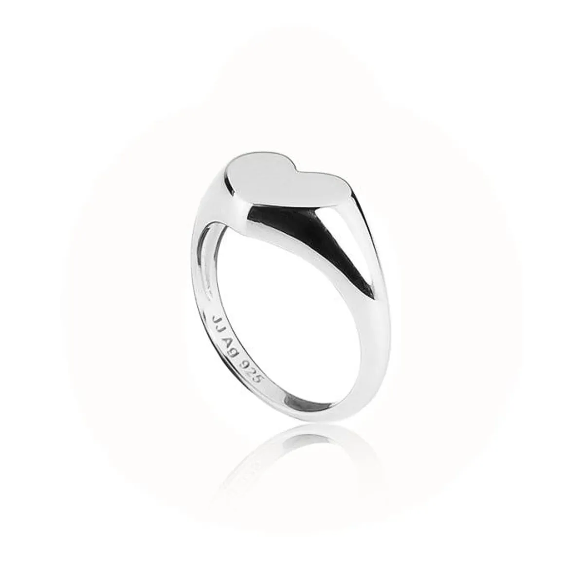 Jeberg Jewellery - Heart to ring sølv